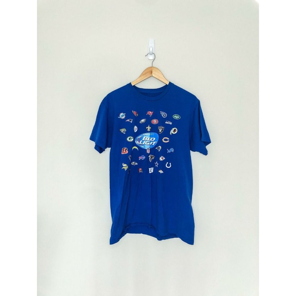⚡️3/$15 bud light football teams oversized tee